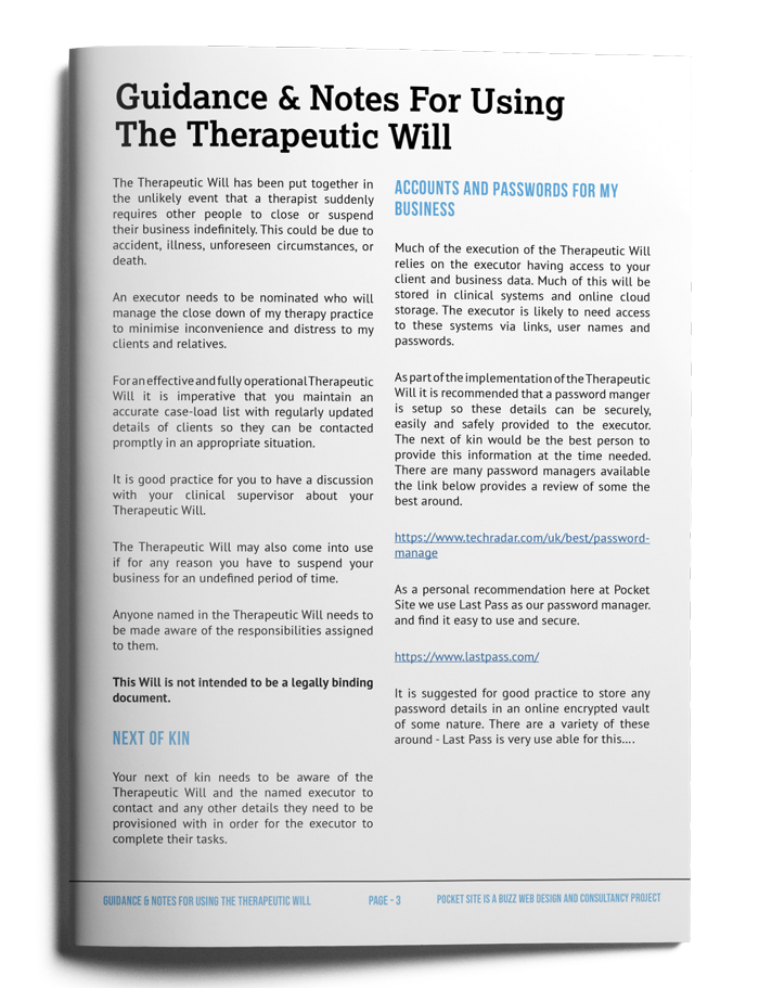 Therapeutic Will