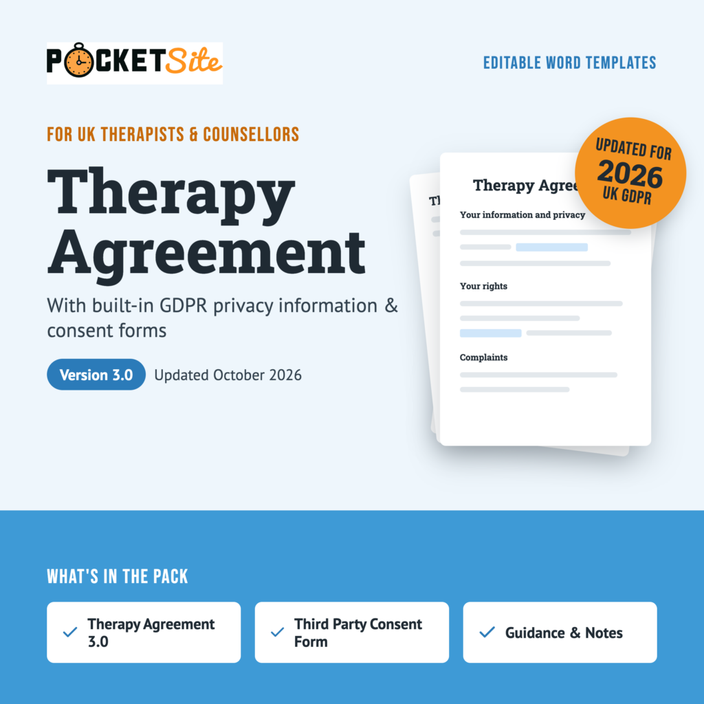 GDPR Therapy Agreement Image